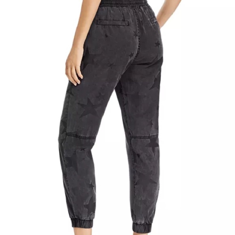 VINTAGE HAVANA Black Grey & black Star Jogger Pant-Size small